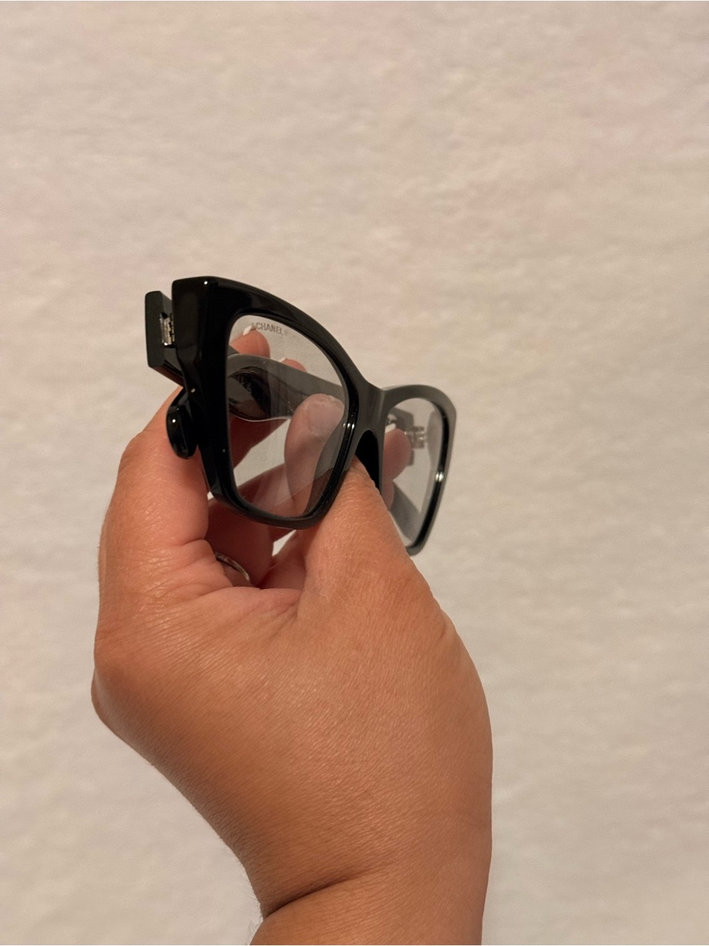 Chanel 3474S (C501) Black Cat-Eye Eyeglasses - Picture 5 of 15